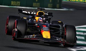Verstappen tops red flagged FP3 in Jeddah as Zhou crashes