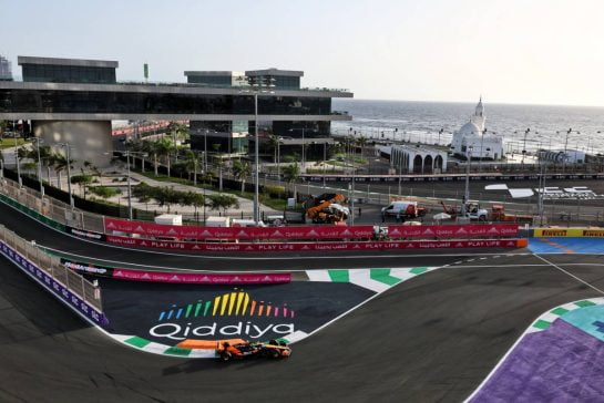 Lando Norris (GBR) McLaren MCL38.
08.03.2024. Formula 1 World Championship, Rd 2, Saudi Arabian Grand Prix, Jeddah, Saudi Arabia, Qualifying Day.
- www.xpbimages.com, EMail: requests@xpbimages.com © Copyright: Moy / XPB Images