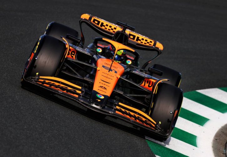 Oscar Piastri (AUS) McLaren MCL38. 08.03.2024. Formula 1 World Championship, Rd 2, Saudi Arabian Grand Prix, Jeddah, Saudi Arabia, Qualifying Day. - www.xpbimages.com, EMail: requests@xpbimages.com © Copyright: Coates / XPB Images