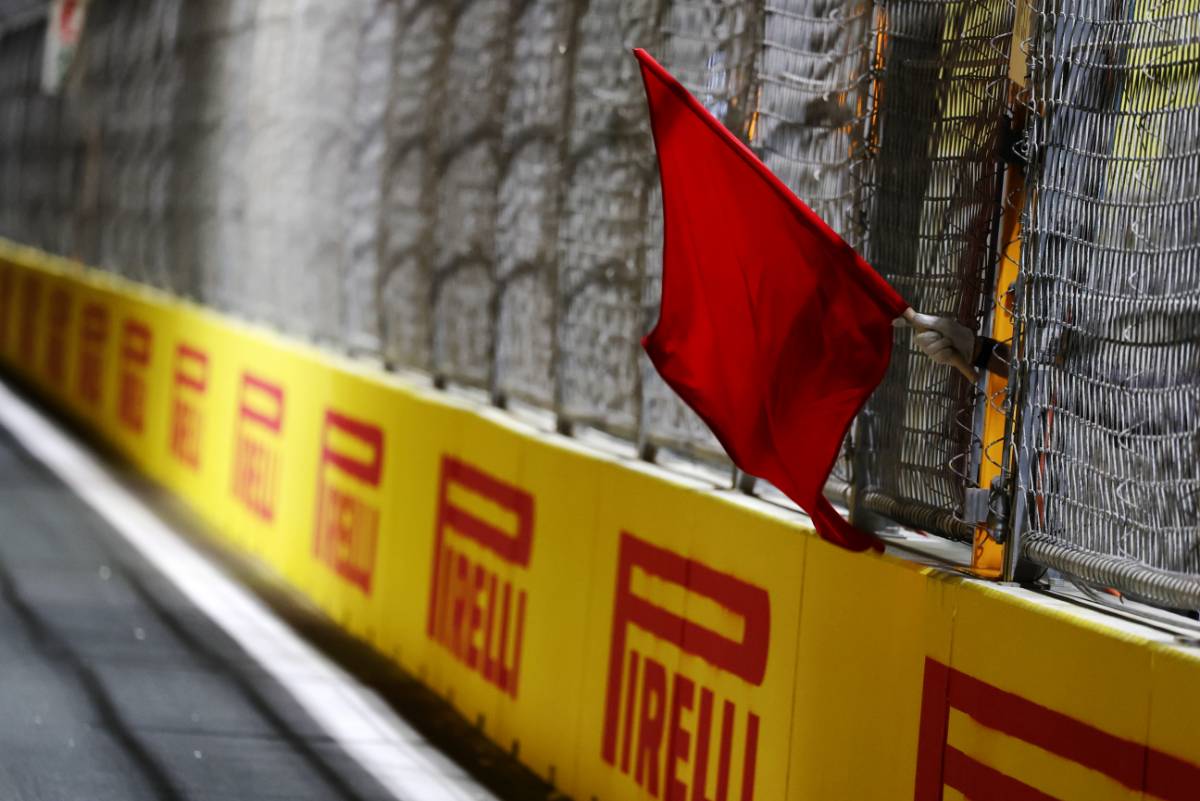Circuit atmosphere - red flag during qualifying.
08.03.2024. Formula 1 World Championship, Rd 2, Saudi Arabian Grand Prix, Jeddah, Saudi Arabia, Qualifying Day.
- www.xpbimages.com, EMail: requests@xpbimages.com © Copyright: Moy / XPB Images