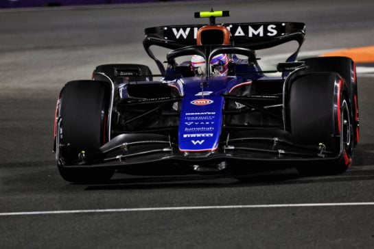 Logan Sargeant (USA) Williams Racing FW46.
08.03.2024. Formula 1 World Championship, Rd 2, Saudi Arabian Grand Prix, Jeddah, Saudi Arabia, Qualifying Day.
- www.xpbimages.com, EMail: requests@xpbimages.com © Copyright: Bearne / XPB Images