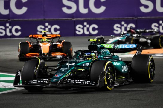 Fernando Alonso (ESP) Aston Martin F1 Team AMR24.
09.03.2024. Formula 1 World Championship, Rd 2, Saudi Arabian Grand Prix, Jeddah, Saudi Arabia, Race Day.
- www.xpbimages.com, EMail: requests@xpbimages.com © Copyright: Bearne / XPB Images