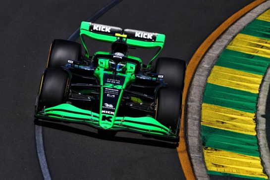 Zhou Guanyu (CHN) Sauber C44.
22.03.2024. Formula 1 World Championship, Rd 3, Australian Grand Prix, Albert Park, Melbourne, Australia, Practice Day.
- www.xpbimages.com, EMail: requests@xpbimages.com © Copyright: Coates / XPB Images