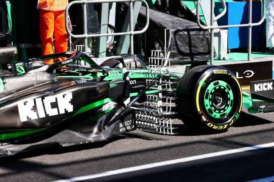 Valtteri Bottas (FIN) Sauber C44 with sensor equipment behind the front suspension.
22.03.2024. Formula 1 World Championship, Rd 3, Australian Grand Prix, Albert Park, Melbourne, Australia, Practice Day.
- www.xpbimages.com, EMail: requests@xpbimages.com © Copyright: Batchelor / XPB Images