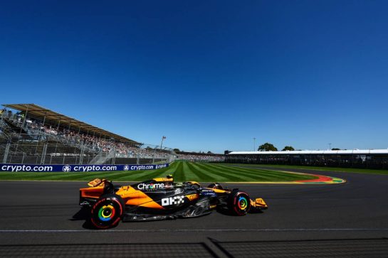 Lando Norris (GBR), McLaren F1 Team 
22.03.2024. Formula 1 World Championship, Rd 3, Australian Grand Prix, Albert Park, Melbourne, Australia, Practice Day.
- www.xpbimages.com, EMail: requests@xpbimages.com © Copyright: Charniaux / XPB Images