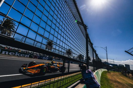 Lando Norris (GBR) McLaren MCL38.
22.03.2024. Formula 1 World Championship, Rd 3, Australian Grand Prix, Albert Park, Melbourne, Australia, Practice Day.
- www.xpbimages.com, EMail: requests@xpbimages.com © Copyright: Bearne / XPB Images