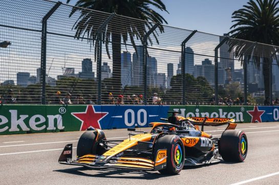 Oscar Piastri (AUS) McLaren MCL38.
22.03.2024. Formula 1 World Championship, Rd 3, Australian Grand Prix, Albert Park, Melbourne, Australia, Practice Day.
- www.xpbimages.com, EMail: requests@xpbimages.com © Copyright: Bearne / XPB Images