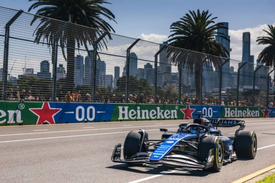 Alexander Albon (THA) Williams Racing FW46.
22.03.2024. Formula 1 World Championship, Rd 3, Australian Grand Prix, Albert Park, Melbourne, Australia, Practice Day.
- www.xpbimages.com, EMail: requests@xpbimages.com © Copyright: Bearne / XPB Images