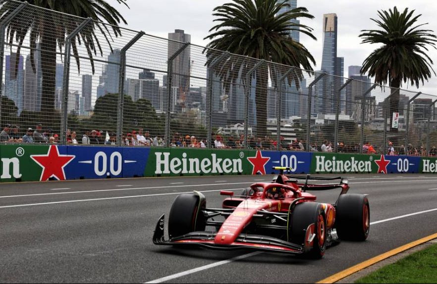 Carlos Sainz Jr (ESP) Ferrari SF-24. 23.03.2024. Formula 1 World Championship, Rd 3, Australian Grand Prix, Albert Park, Melbourne, Australia, Qualifying Day. - www.xpbimages.com, EMail: requests@xpbimages.com © Copyright: Moy / XPB Images