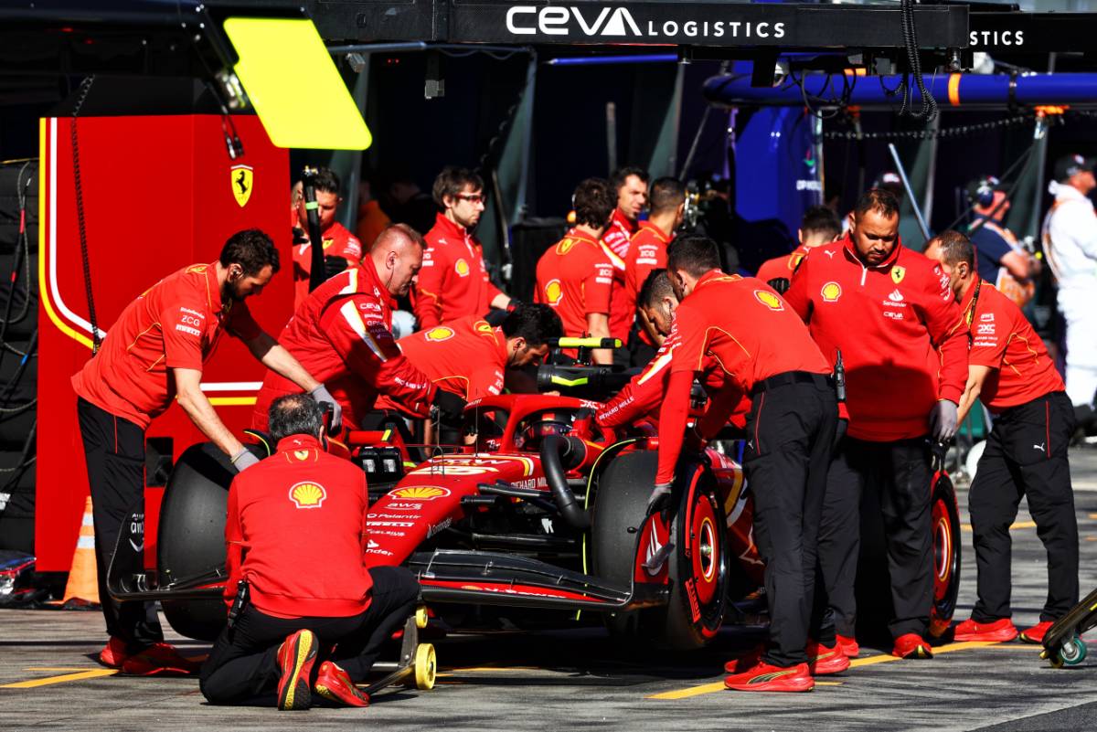 Carlos Sainz Jr (ESP) Ferrari SF-24 in the pits.
23.03.2024. Formula 1 World Championship, Rd 3, Australian Grand Prix, Albert Park, Melbourne, Australia, Qualifying Day.
- www.xpbimages.com, EMail: requests@xpbimages.com © Copyright: Batchelor / XPB Images