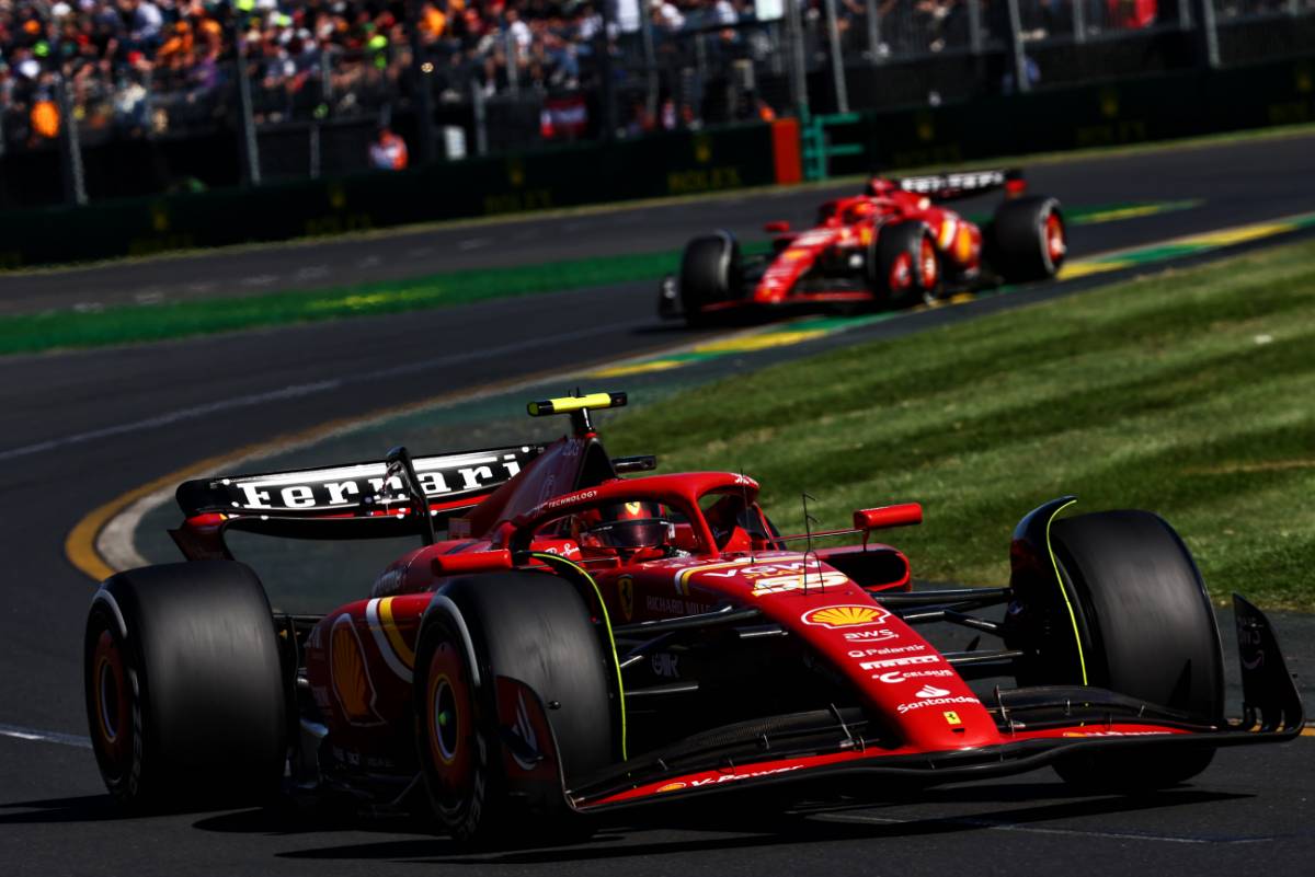 Carlos Sainz Jr (ESP) Ferrari SF-24. 24.03.2024. Formula 1 World Championship, Rd 3, Australian Grand Prix, Albert Park, Melbourne, Australia, Race Day. - www.xpbimages.com, EMail: requests@xpbimages.com © Copyright: Batchelor / XPB Images