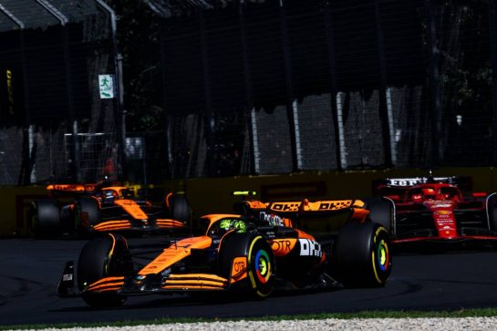 Lando Norris (GBR) McLaren MCL38.
24.03.2024. Formula 1 World Championship, Rd 3, Australian Grand Prix, Albert Park, Melbourne, Australia, Race Day.
- www.xpbimages.com, EMail: requests@xpbimages.com © Copyright: Charniaux / XPB Images