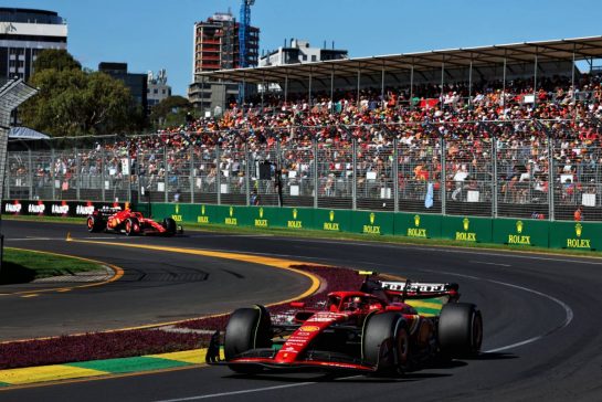 Carlos Sainz Jr (ESP) Ferrari SF-24.
24.03.2024. Formula 1 World Championship, Rd 3, Australian Grand Prix, Albert Park, Melbourne, Australia, Race Day.
- www.xpbimages.com, EMail: requests@xpbimages.com © Copyright: Moy / XPB Images