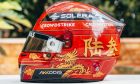 George Russell's special Chinese GP lid is a fusion of tradition and modernity.