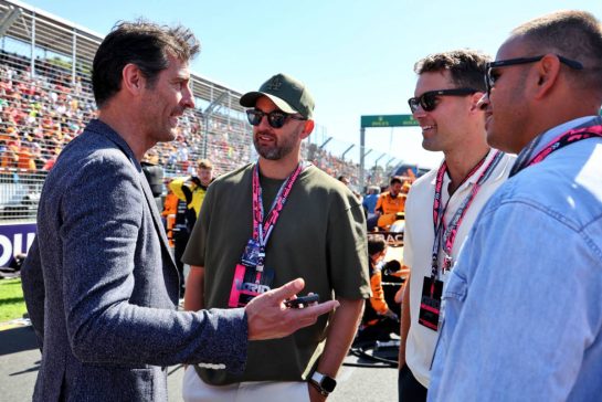 Mark Webber (AUS) Channel 4 Presenter / Driver Manager on the grid.
24.03.2024. Formula 1 World Championship, Rd 3, Australian Grand Prix, Albert Park, Melbourne, Australia, Race Day.
- www.xpbimages.com, EMail: requests@xpbimages.com © Copyright: Moy / XPB Images