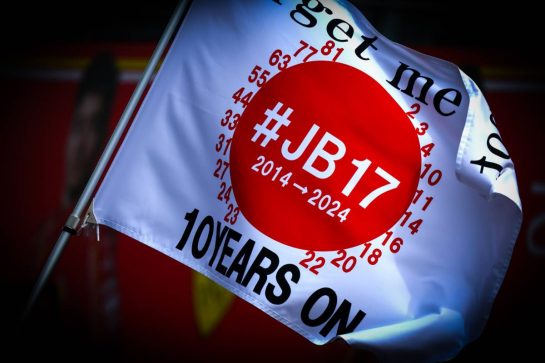 Jules Bianchi tribute
04.04.2024. Formula 1 World Championship, Rd 4, Japanese Grand Prix, Suzuka, Japan, Preparation Day.
- www.xpbimages.com, EMail: requests@xpbimages.com © Copyright: Charniaux / XPB Images