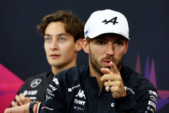 Pierre Gasly (FRA) Alpine F1 Team in the FIA Press Conference.
04.04.2024. Formula 1 World Championship, Rd 4, Japanese Grand Prix, Suzuka, Japan, Preparation Day.
- www.xpbimages.com, EMail: requests@xpbimages.com © Copyright: Moy / XPB Images