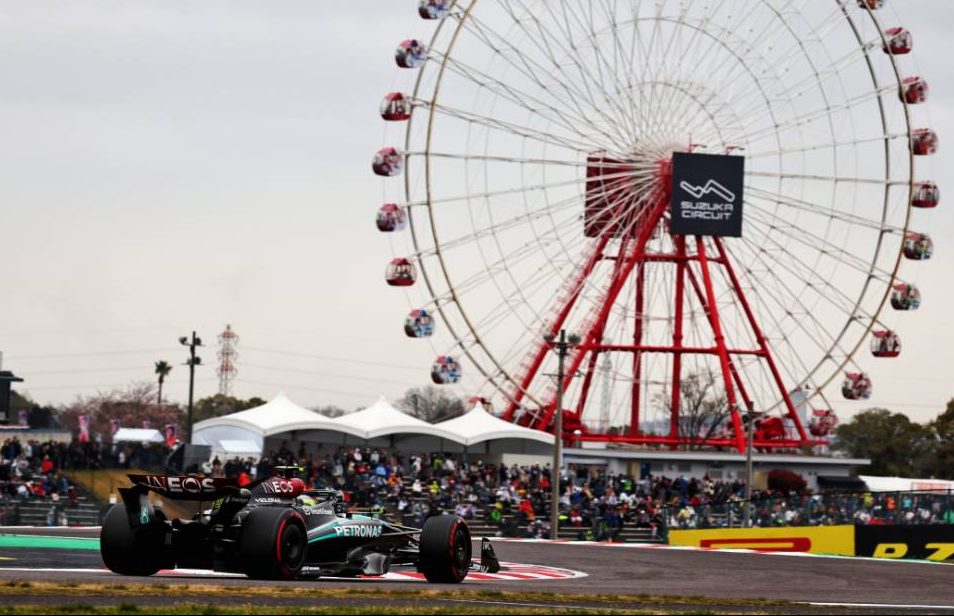 Lewis Hamilton (GBR) Mercedes AMG F1 W15. 05.04.2024. Formula 1 World Championship, Rd 4, Japanese Grand Prix, Suzuka, Japan, Practice Day. - www.xpbimages.com, EMail: requests@xpbimages.com © Copyright: Charniaux / XPB Images