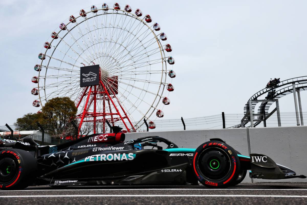 George Russell (GBR) Mercedes AMG F1 W15. 06.04.2024. Formula 1 World Championship, Rd 4, Japanese Grand Prix, Suzuka, Japan, Qualifying Day. - www.xpbimages.com, EMail: requests@xpbimages.com © Copyright: Batchelor / XPB Images
