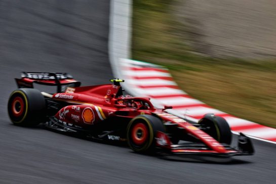 Carlos Sainz Jr (ESP) Ferrari SF-24.
06.04.2024. Formula 1 World Championship, Rd 4, Japanese Grand Prix, Suzuka, Japan, Qualifying Day.
 - www.xpbimages.com, EMail: requests@xpbimages.com © Copyright: Coates / XPB Images