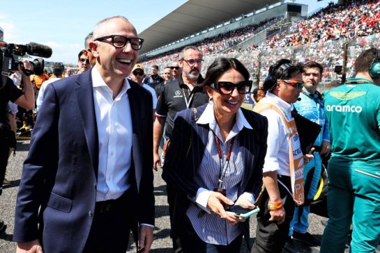 Stefano Domenicali (ITA) Formula One President and CEO on the grid.
07.04.2024. Formula 1 World Championship, Rd 4, Japanese Grand Prix, Suzuka, Japan, Race Day.
- www.xpbimages.com, EMail: requests@xpbimages.com © Copyright: Moy / XPB Images