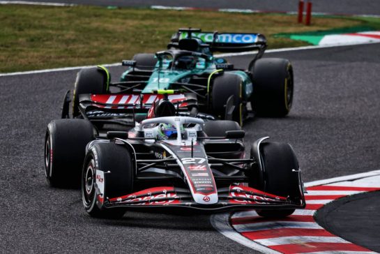 Nico Hulkenberg (GER) Haas VF-24.
07.04.2024. Formula 1 World Championship, Rd 4, Japanese Grand Prix, Suzuka, Japan, Race Day.
- www.xpbimages.com, EMail: requests@xpbimages.com © Copyright: Moy / XPB Images