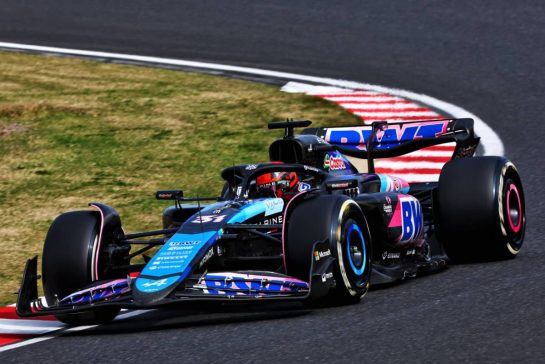 Esteban Ocon (FRA) Alpine F1 Team A524.
07.04.2024. Formula 1 World Championship, Rd 4, Japanese Grand Prix, Suzuka, Japan, Race Day.
- www.xpbimages.com, EMail: requests@xpbimages.com © Copyright: Charniaux / XPB Images