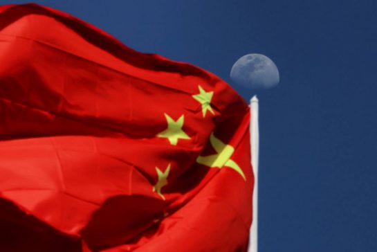 Circuit atmosphere - Chinese flag and the moon.
18.04.2024. Formula 1 World Championship, Rd 5, Chinese Grand Prix, Shanghai, China, Preparation Day.
- www.xpbimages.com, EMail: requests@xpbimages.com © Copyright: Rew / XPB Images
