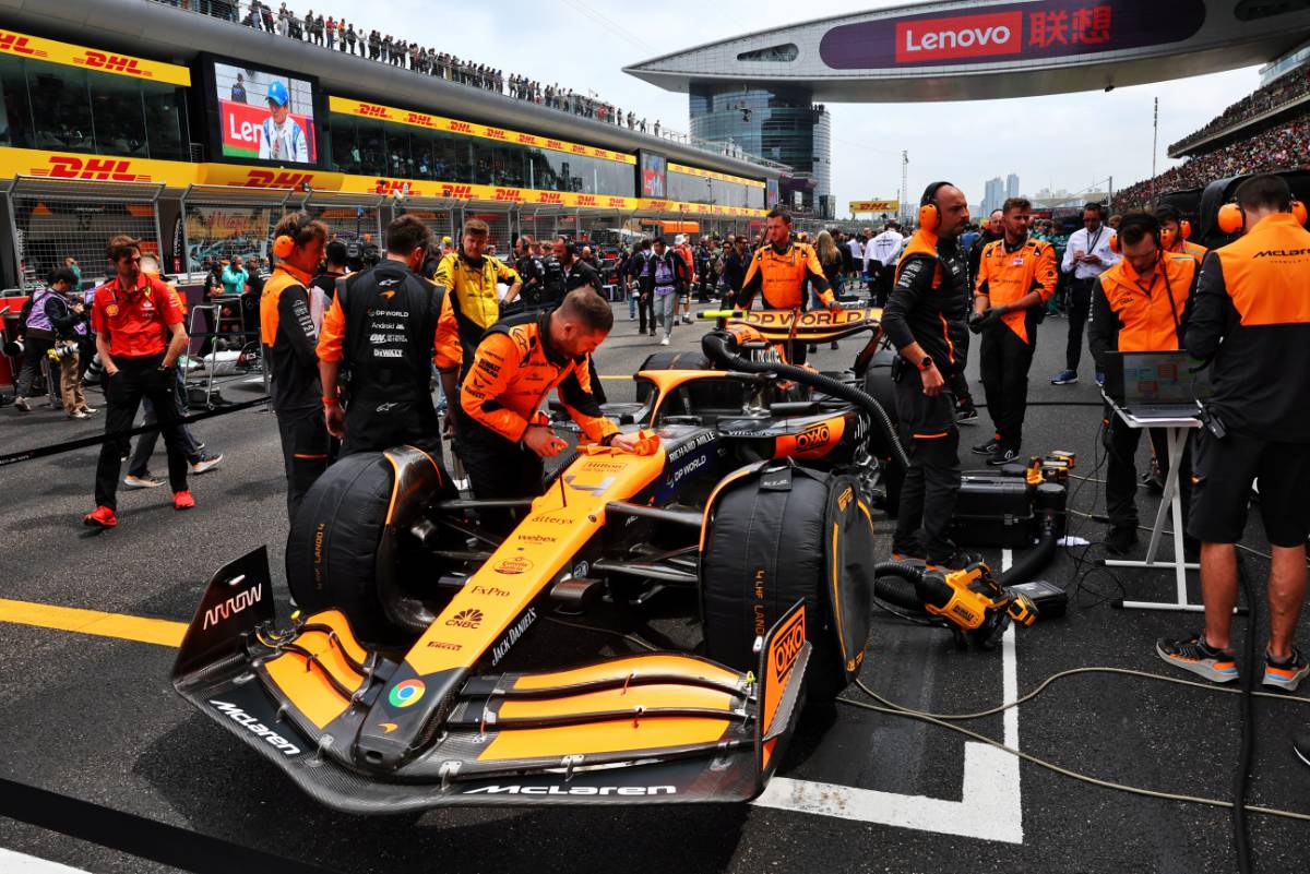 Lando Norris (GBR) McLaren MCL38 on the grid.
20.04.2024. Formula 1 World Championship, Rd 5, Chinese Grand Prix, Shanghai, China, Sprint and Qualifying Day.
- www.xpbimages.com, EMail: requests@xpbimages.com © Copyright: Batchelor / XPB Images