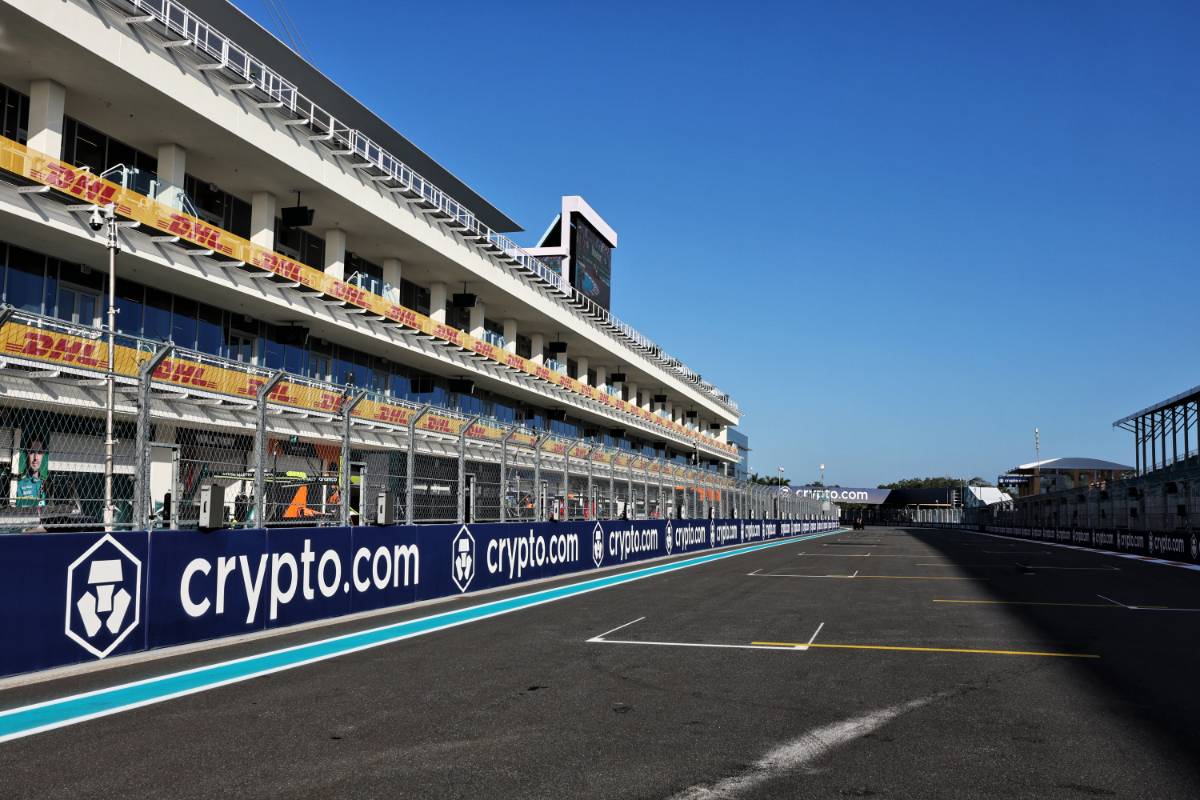 Circuit atmosphere - track detail. 02.05.2024. Formula 1 World Championship, Rd 6, Miami Grand Prix, Miami, Florida, USA, Preparation Day. - www.xpbimages.com, EMail: requests@xpbimages.com © Copyright: Moy / XPB Images