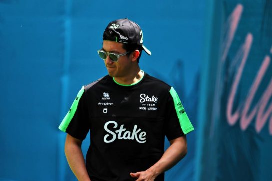 Zhou Guanyu (CHN) Sauber.
02.05.2024. Formula 1 World Championship, Rd 6, Miami Grand Prix, Miami, Florida, USA, Preparation Day.
- www.xpbimages.com, EMail: requests@xpbimages.com © Copyright: Moy / XPB Images