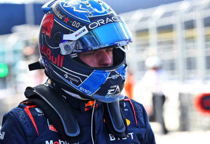 Max Verstappen (NLD) Red Bull Racing in Sprint qualifying parc ferme. 03.05.2024. Formula 1 World Championship, Rd 6, Miami Grand Prix, Miami, Florida, USA, Sprint Qualifying Day. - www.xpbimages.com, EMail: requests@xpbimages.com © Copyright: Charniaux / XPB Images