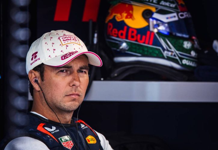 Sergio Perez (MEX) Red Bull Racing. 04.05.2024. Formula 1 World Championship, Rd 6, Miami Grand Prix, Miami, Florida, USA, Sprint and Qualifying Day. - www.xpbimages.com, EMail: requests@xpbimages.com © Copyright: Bearne / XPB Images