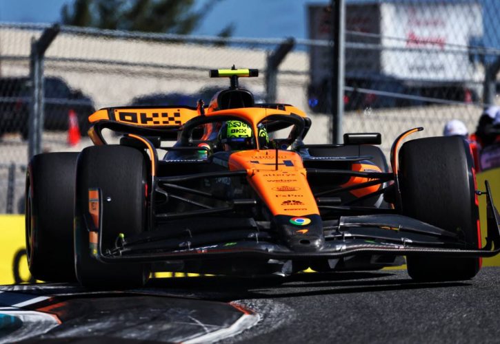 Lando Norris (GBR) McLaren MCL38. 04.05.2024. Formula 1 World Championship, Rd 6, Miami Grand Prix, Miami, Florida, USA, Sprint and Qualifying Day. - www.xpbimages.com, EMail: requests@xpbimages.com © Copyright: Coates / XPB Images