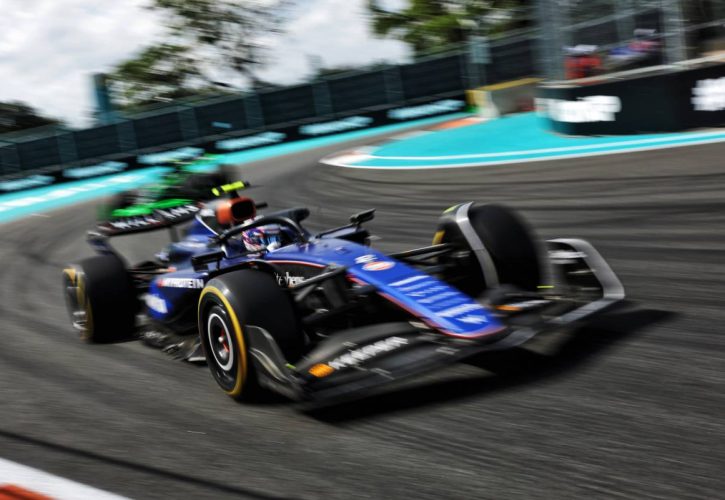 Logan Sargeant (USA) Williams Racing FW46. 05.05.2024. Formula 1 World Championship, Rd 6, Miami Grand Prix, Miami, Florida, USA, Race Day. - www.xpbimages.com, EMail: requests@xpbimages.com © Copyright: Bearne / XPB Images