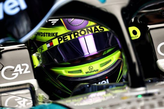 Lewis Hamilton (GBR) Mercedes AMG F1 W15.
17.05.2024. Formula 1 World Championship, Rd 7, Emilia Romagna Grand Prix, Imola, Italy, Practice Day.
- www.xpbimages.com, EMail: requests@xpbimages.com © Copyright: Batchelor / XPB Images