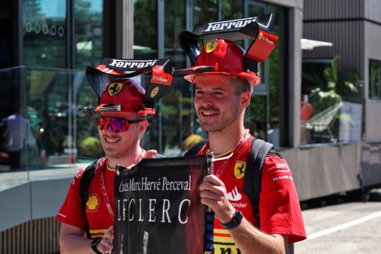Paddock atmosphere - Ferrari fans.
18.05.2024. Formula 1 World Championship, Rd 7, Emilia Romagna Grand Prix, Imola, Italy, Qualifying Day.
- www.xpbimages.com, EMail: requests@xpbimages.com © Copyright: Staley / XPB Images