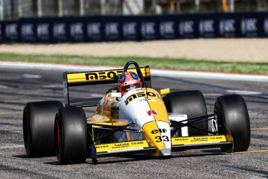A 1988 Eurobrun ER188.
18.05.2024. Formula 1 World Championship, Rd 7, Emilia Romagna Grand Prix, Imola, Italy, Qualifying Day.
- www.xpbimages.com, EMail: requests@xpbimages.com © Copyright: Batchelor / XPB Images