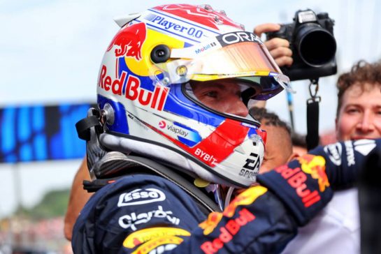 Race winner Max Verstappen (NLD) Red Bull Racing celebrates in parc ferme.
19.05.2024. Formula 1 World Championship, Rd 7, Emilia Romagna Grand Prix, Imola, Italy, Race Day.
- www.xpbimages.com, EMail: requests@xpbimages.com © Copyright: Batchelor / XPB Images