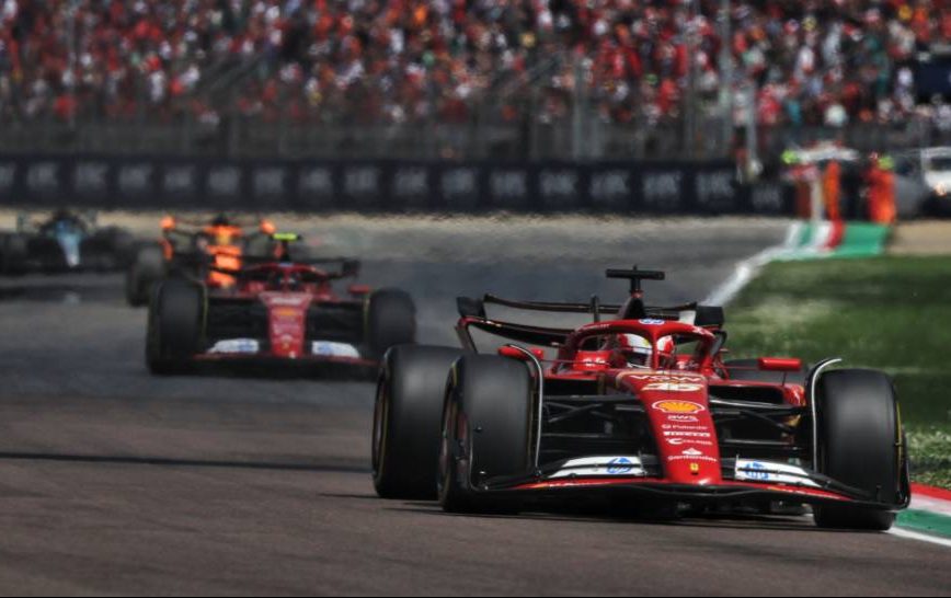 Charles Leclerc (MON) Ferrari SF-24. 19.05.2024. Formula 1 World Championship, Rd 7, Emilia Romagna Grand Prix, Imola, Italy, Race Day. - www.xpbimages.com, EMail: requests@xpbimages.com © Copyright: Charniaux / XPB Images