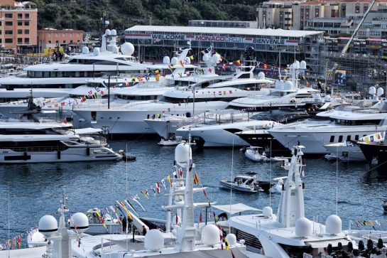 Boats in the scenic Monaco Harbour.
23.05.2024. Formula 1 World Championship, Rd 8, Monaco Grand Prix, Monte Carlo, Monaco, Preparation Day.
- www.xpbimages.com, EMail: requests@xpbimages.com © Copyright: Moy / XPB Images