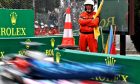Esteban Ocon (FRA) Alpine F1 Team A524 passes a marshal. 24.05.2024. Formula 1 World Championship, Rd 8, Monaco Grand Prix, Monte Carlo, Monaco, Practice Day. - www.xpbimages.com, EMail: requests@xpbimages.com © Copyright: Coates / XPB Images