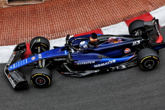 Alexander Albon (THA) Williams Racing FW46.
24.05.2024. Formula 1 World Championship, Rd 8, Monaco Grand Prix, Monte Carlo, Monaco, Practice Day.
- www.xpbimages.com, EMail: requests@xpbimages.com © Copyright: Moy / XPB Images