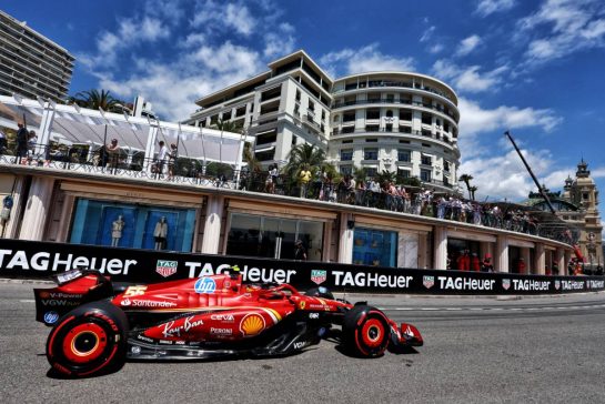 Carlos Sainz Jr (ESP) Ferrari SF-24.
25.05.2024. Formula 1 World Championship, Rd 8, Monaco Grand Prix, Monte Carlo, Monaco, Qualifying Day.
- www.xpbimages.com, EMail: requests@xpbimages.com © Copyright: Charniaux / XPB Images