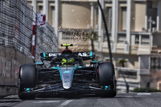 Lewis Hamilton (GBR) Mercedes AMG F1 W15.
25.05.2024. Formula 1 World Championship, Rd 8, Monaco Grand Prix, Monte Carlo, Monaco, Qualifying Day.
- www.xpbimages.com, EMail: requests@xpbimages.com © Copyright: Charniaux / XPB Images