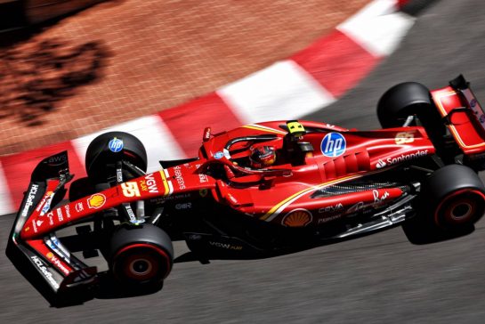 Carlos Sainz Jr (ESP) Ferrari SF-24.
25.05.2024. Formula 1 World Championship, Rd 8, Monaco Grand Prix, Monte Carlo, Monaco, Qualifying Day.
 - www.xpbimages.com, EMail: requests@xpbimages.com © Copyright: Coates / XPB Images