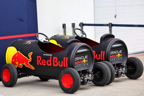 Red Bull Racing Red Bull cans go-kart.
06.06.2024. Formula 1 World Championship, Rd 9, Canadian Grand Prix, Montreal, Canada, Preparation Day.
- www.xpbimages.com, EMail: requests@xpbimages.com © Copyright: Batchelor / XPB Images