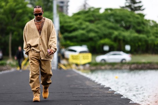 Lewis Hamilton (GBR), Mercedes AMG F1  
06.06.2024. Formula 1 World Championship, Rd 9, Canadian Grand Prix, Montreal, Canada, Preparation Day.
- www.xpbimages.com, EMail: requests@xpbimages.com © Copyright: Charniaux / XPB Images