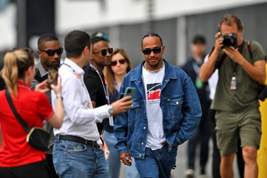 Lewis Hamilton (GBR) Mercedes AMG F1.
07.06.2024. Formula 1 World Championship, Rd 9, Canadian Grand Prix, Montreal, Canada, Practice Day.
- www.xpbimages.com, EMail: requests@xpbimages.com © Copyright: Price / XPB Images