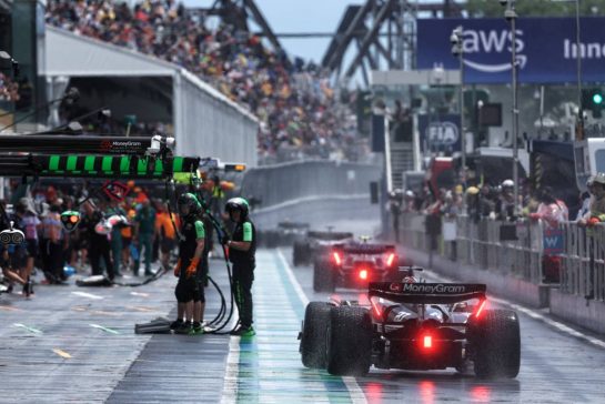 Kevin Magnussen (DEN) Haas VF-24 in the pits.
07.06.2024. Formula 1 World Championship, Rd 9, Canadian Grand Prix, Montreal, Canada, Practice Day.
- www.xpbimages.com, EMail: requests@xpbimages.com © Copyright: Coates / XPB Images